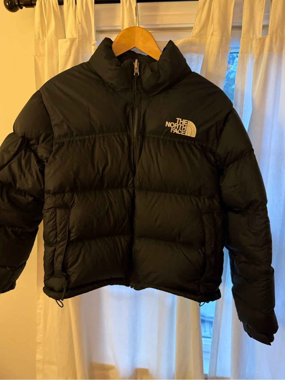 The North Face Black Women’s Puffer Jacket with Logo